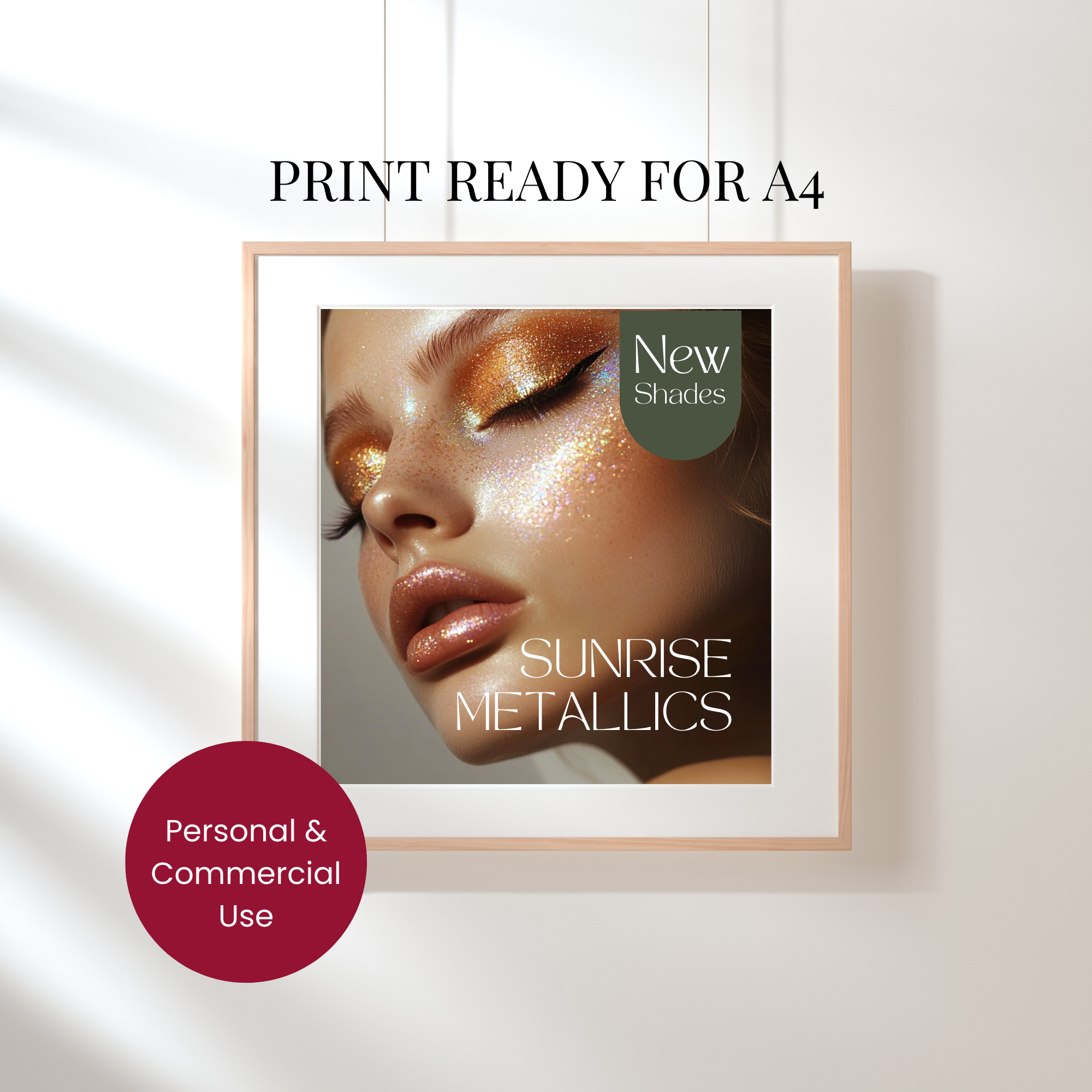 40 Metallic Makeup Images in Gold, Silver, Copper & Rose Gold