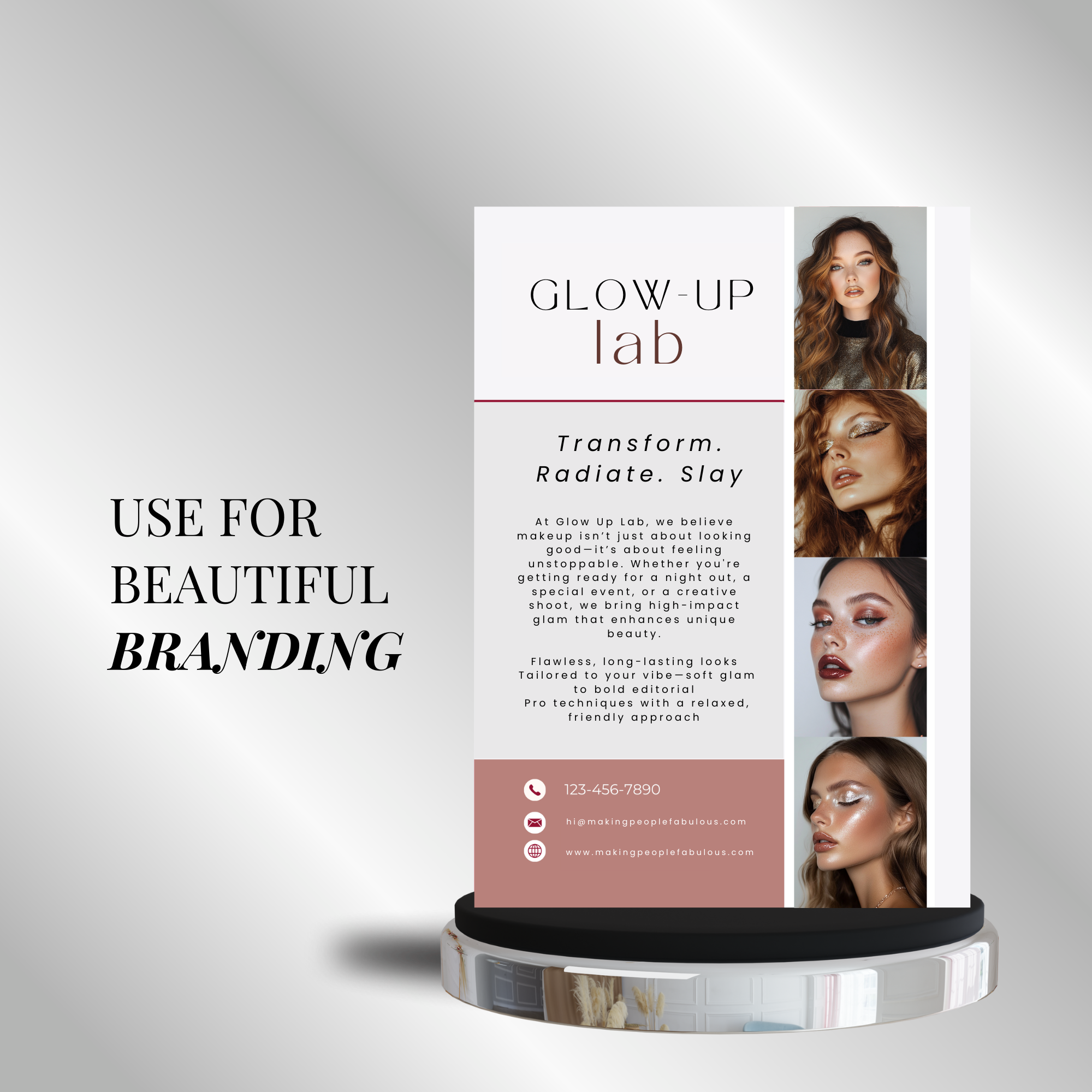 40 Metallic Makeup Images in Gold, Silver, Copper & Rose Gold