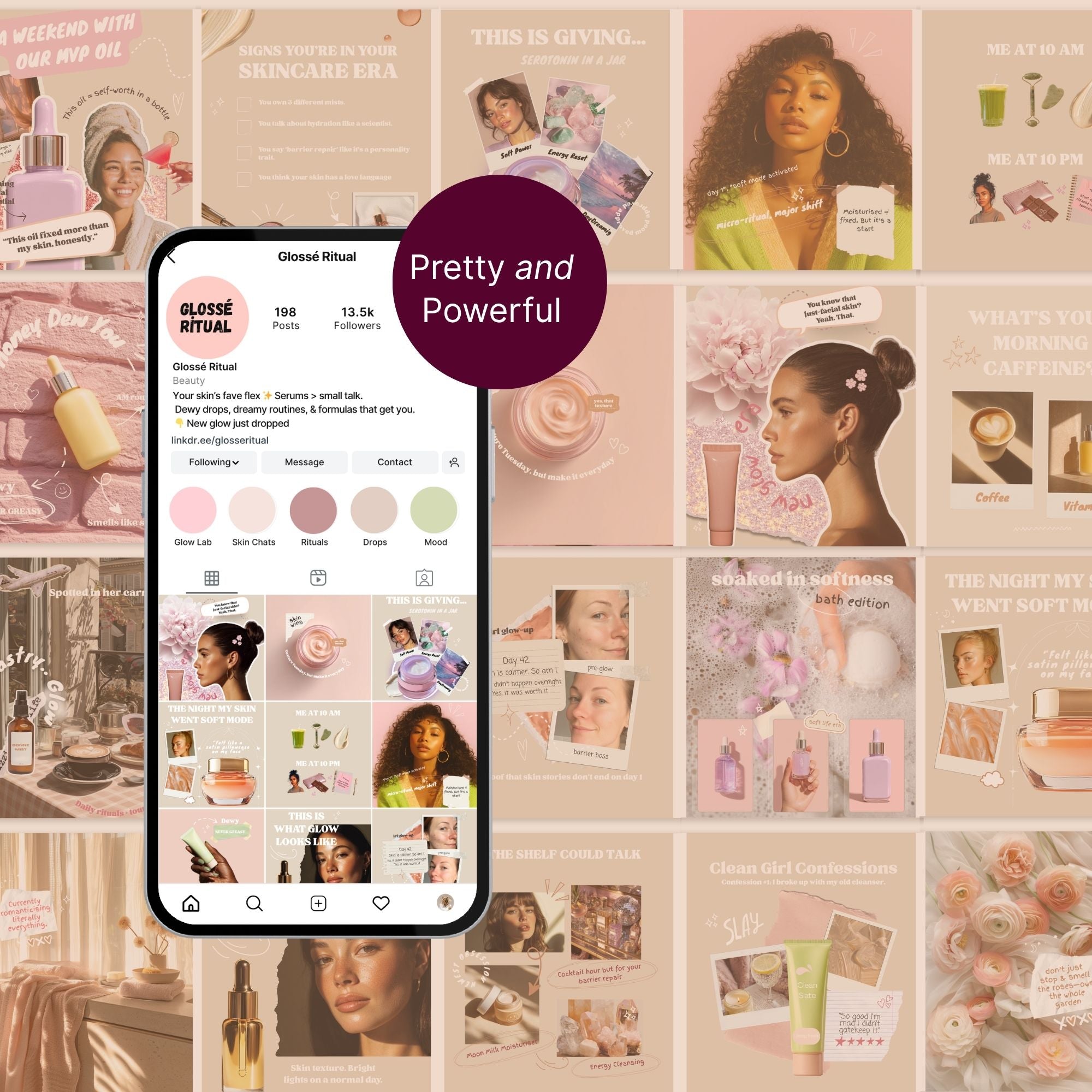 20 Collage Style Editable Instagram Posts