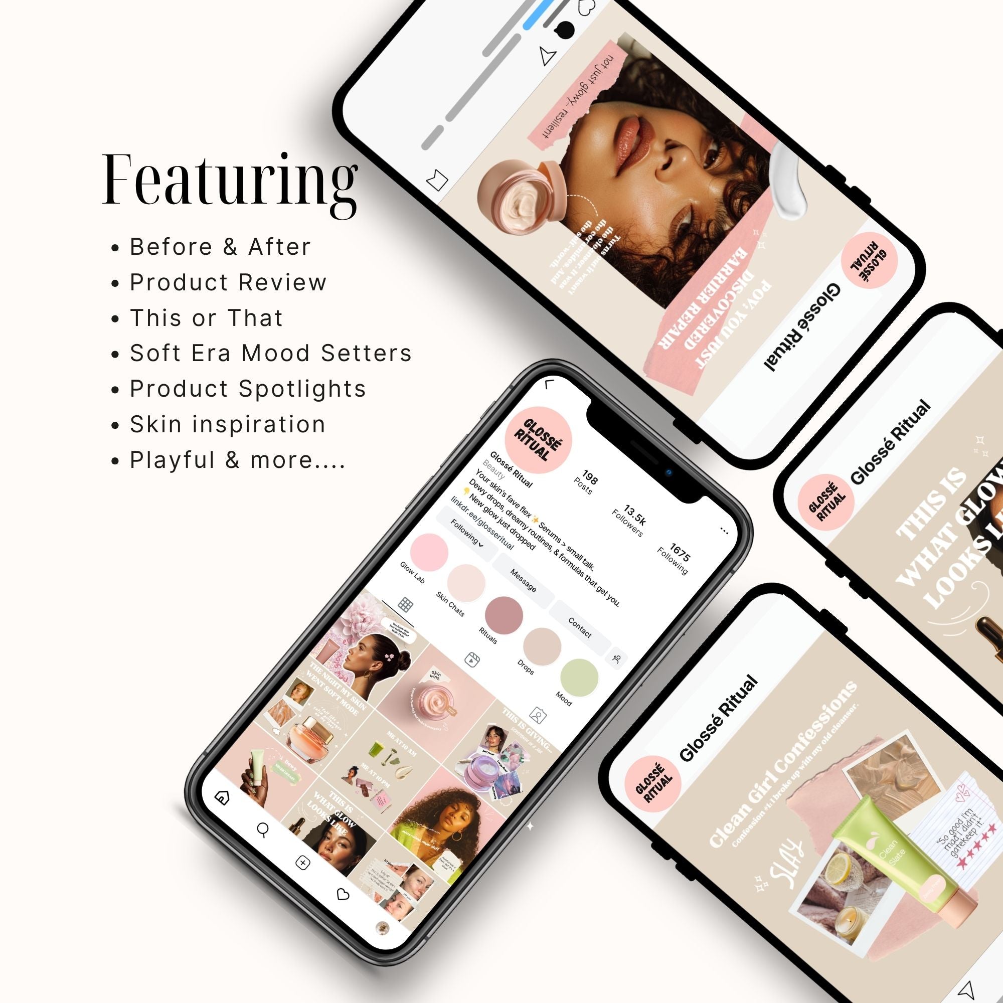 20 Collage Style Editable Instagram Posts