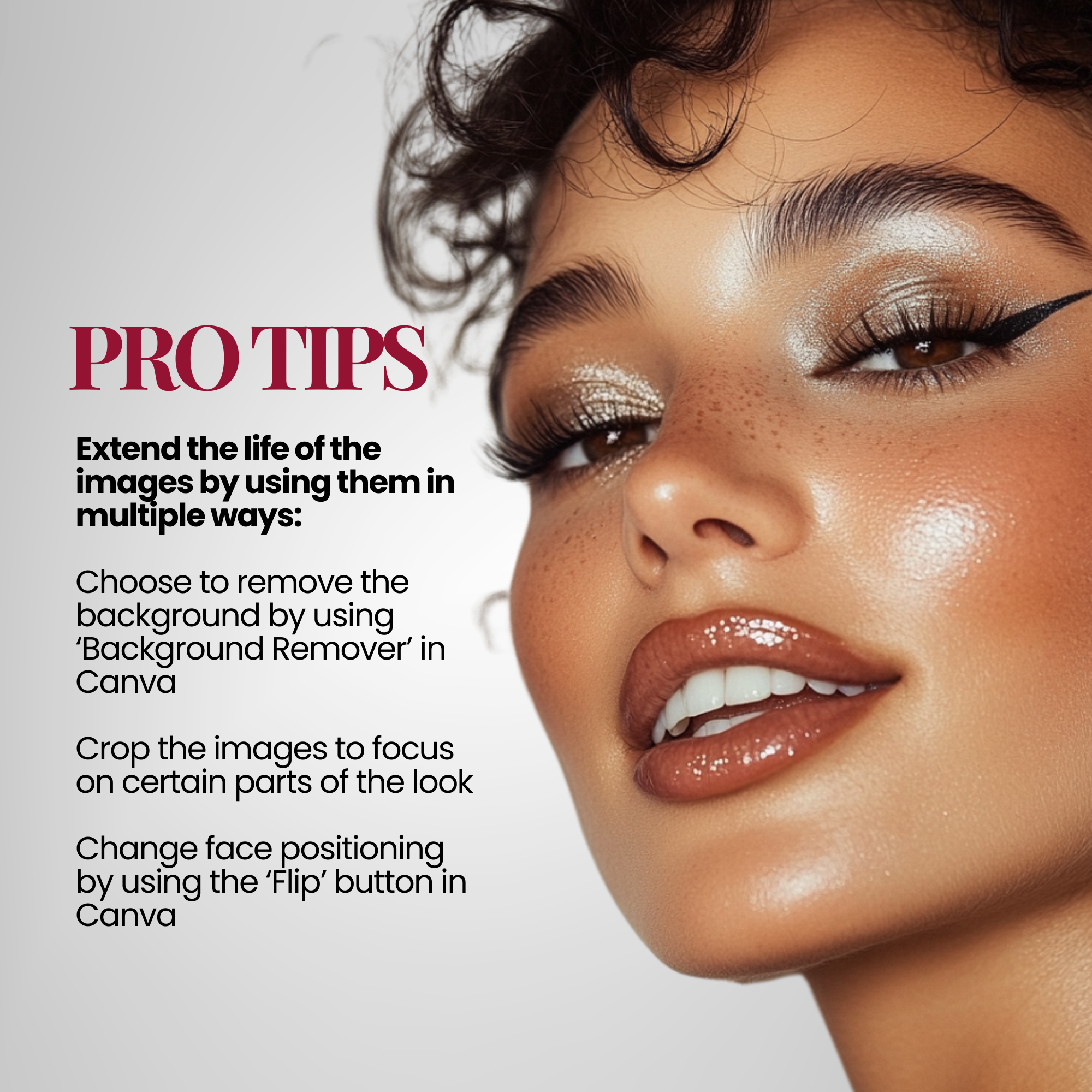 40 Metallic Makeup Images in Gold, Silver, Copper & Rose Gold