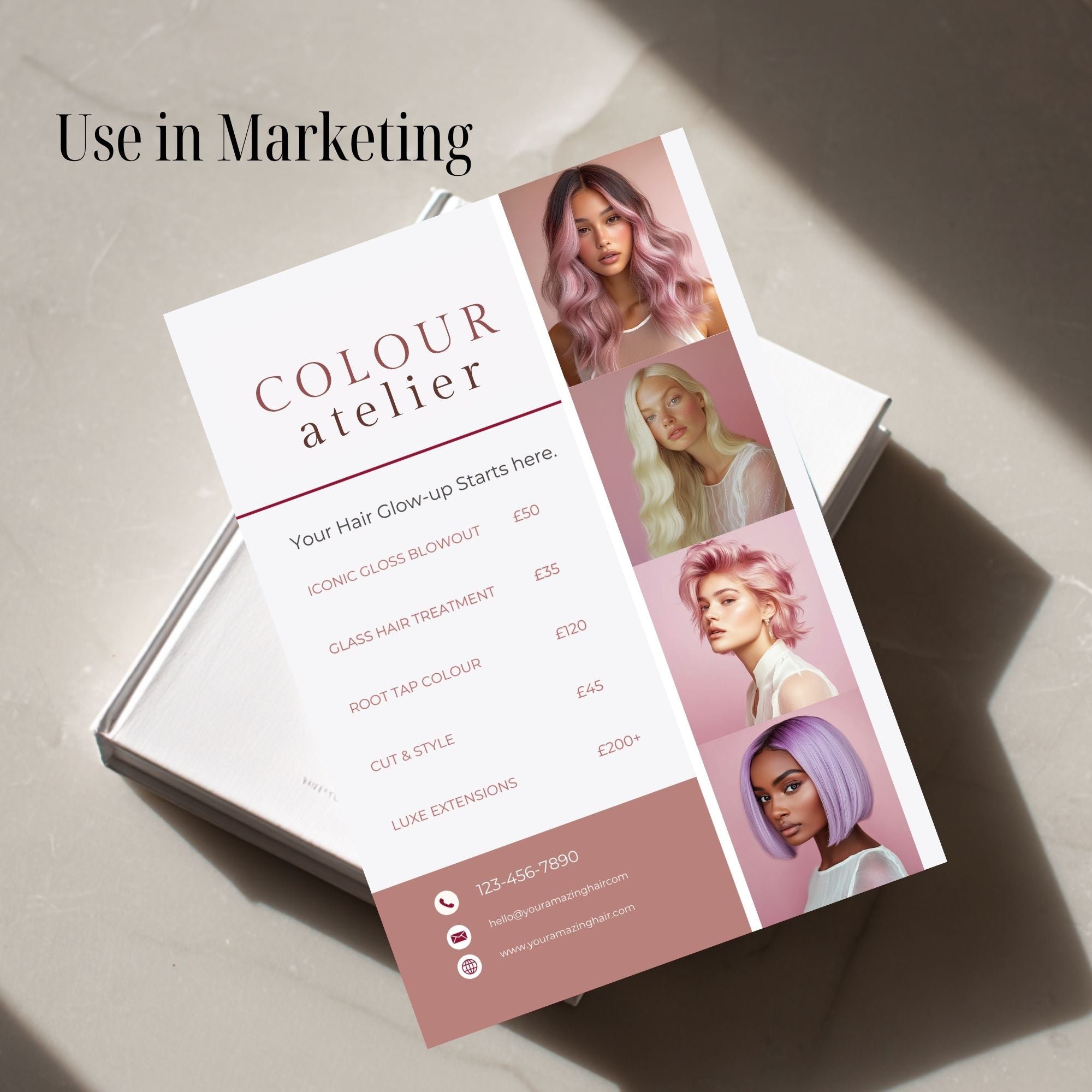 60 Pastel Hair Image Pack