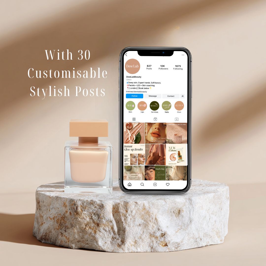 The Clarity Formula Bundle™ – Masterclass + 30 Editable Beauty Posts