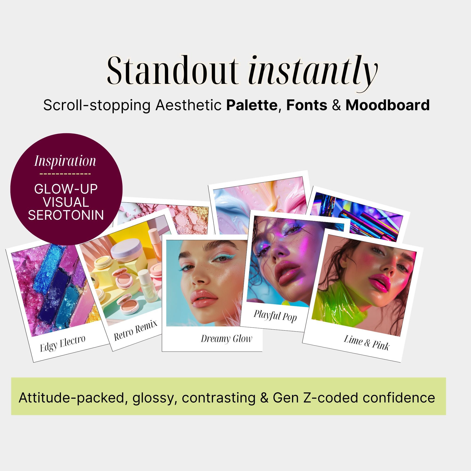 The Colour Pop 5 Aesthetic Brand Kit