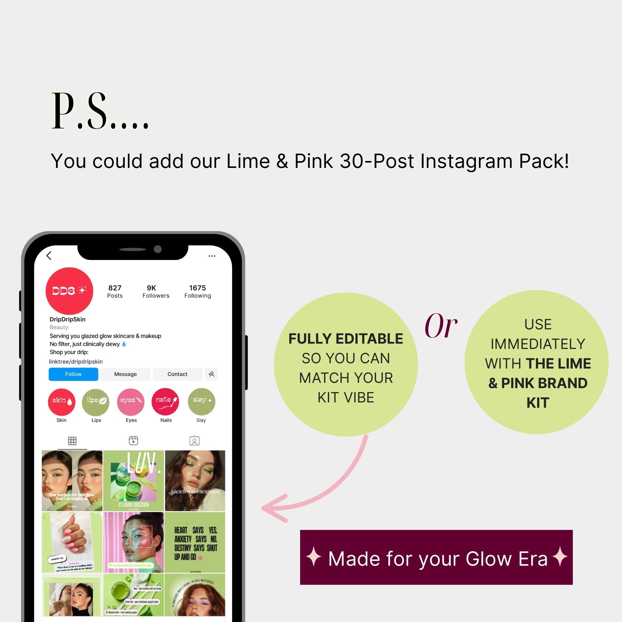 The Colour Pop 5 Aesthetic Brand Kit