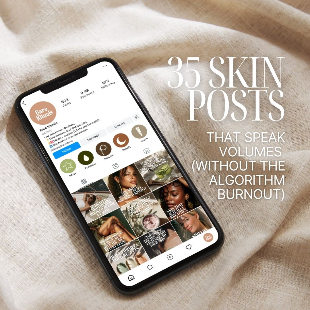 35 Soul & Skin Editable Instagram Posts