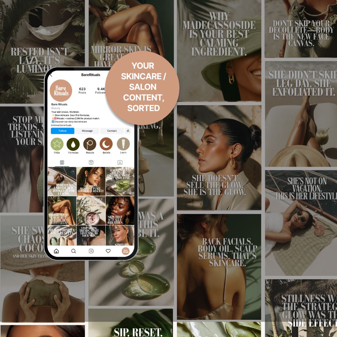 35 Soul & Skin Editable Instagram Posts