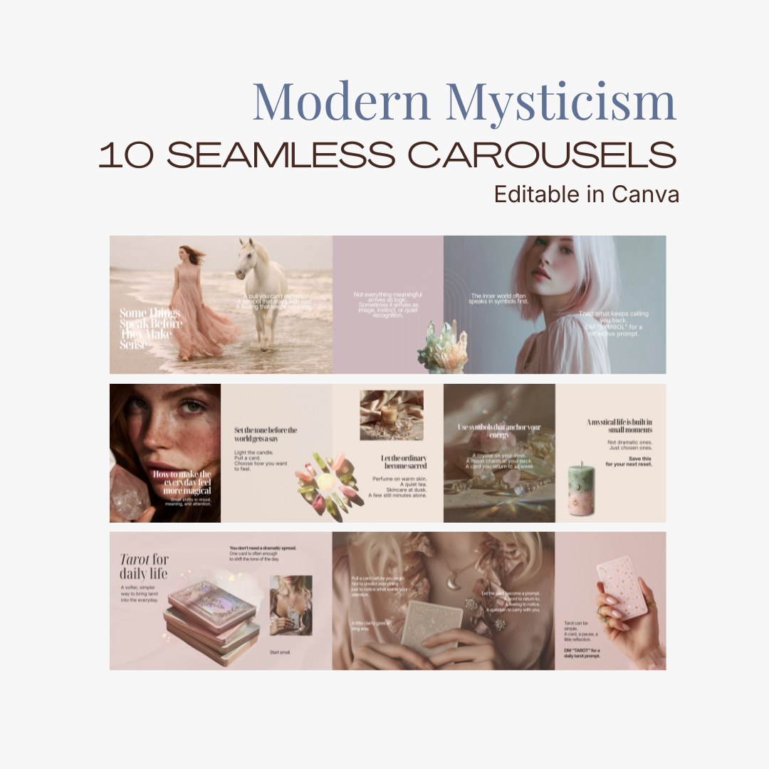 Modern Mysticism — 10 Seamless Carousel Templates