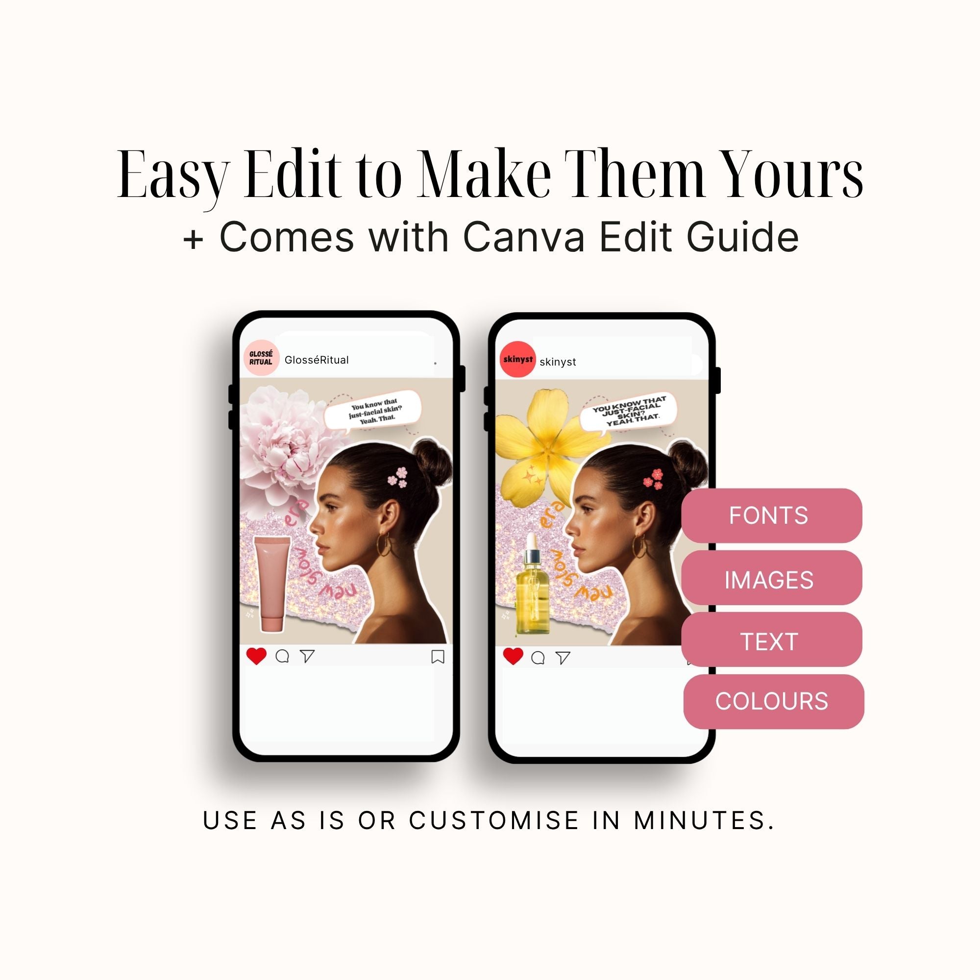 20 Collage Style Editable Instagram Posts