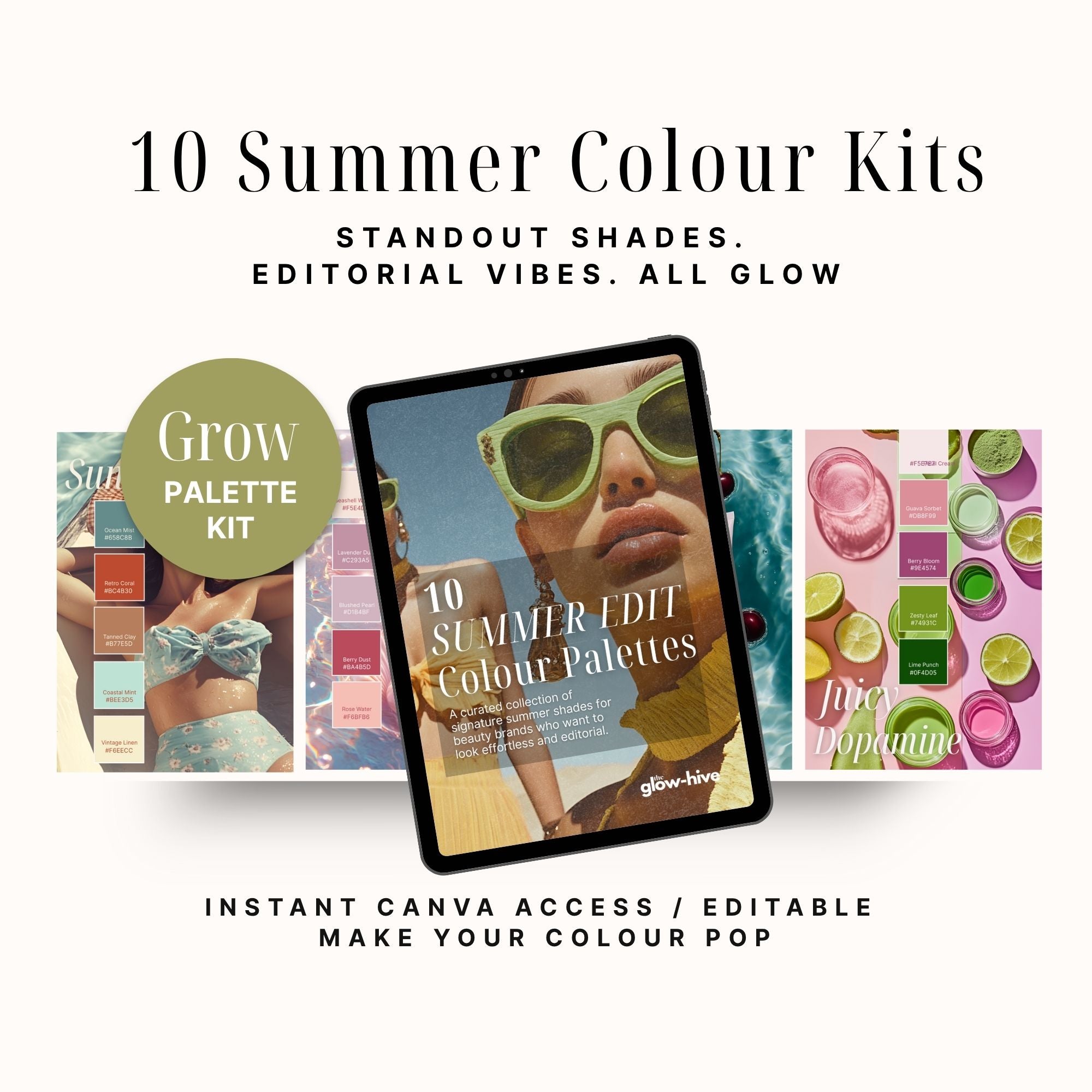 The Summer Edit: 10 Colour Palettes for Beauty Brands