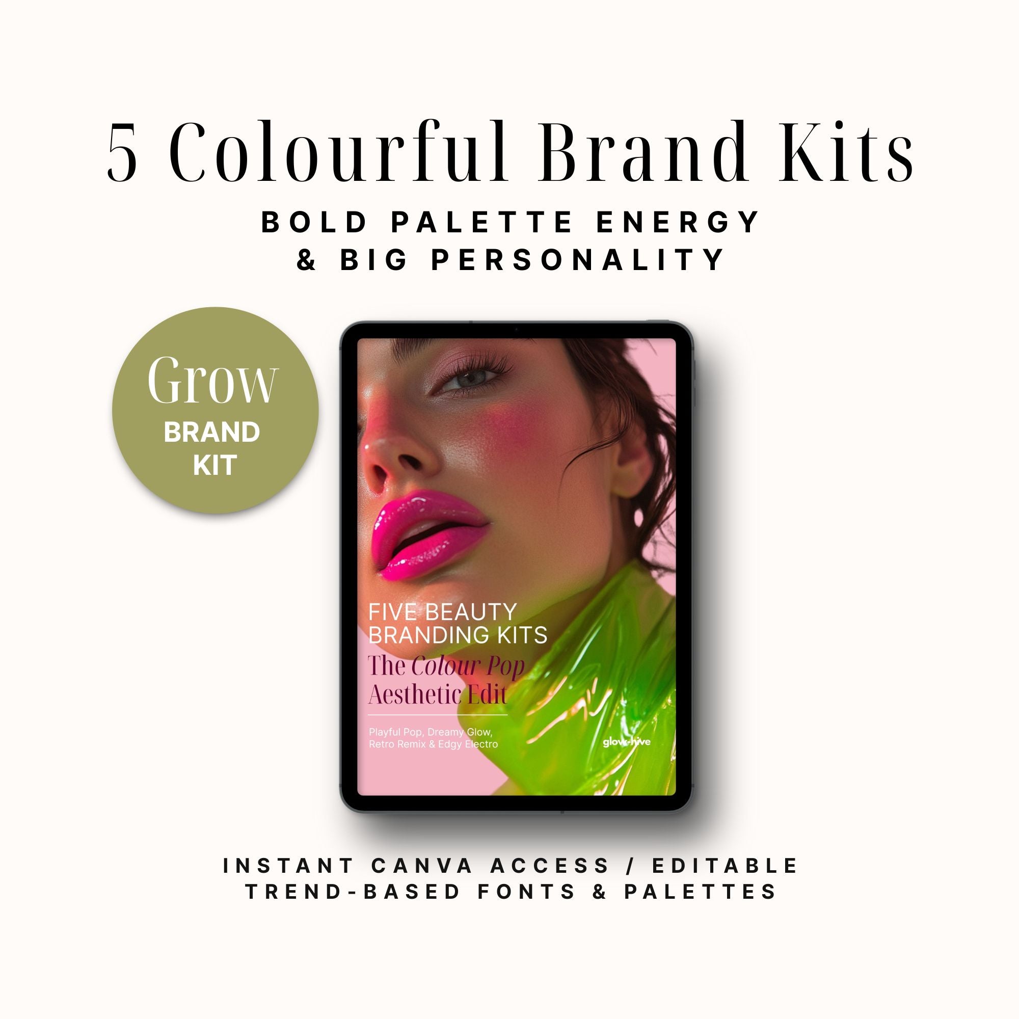 The Colour Pop 5 Aesthetic Brand Kit