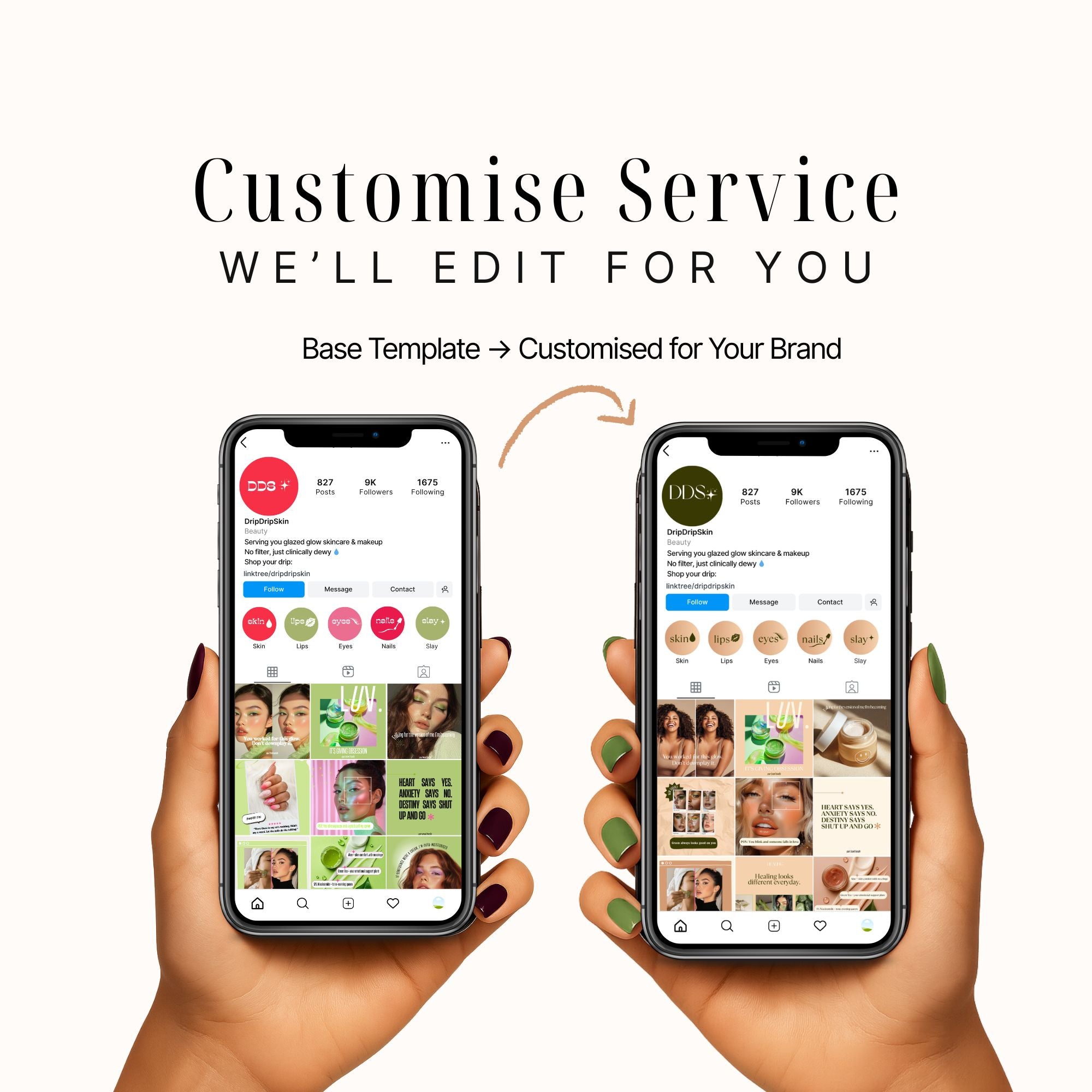 Customise My Social Templates