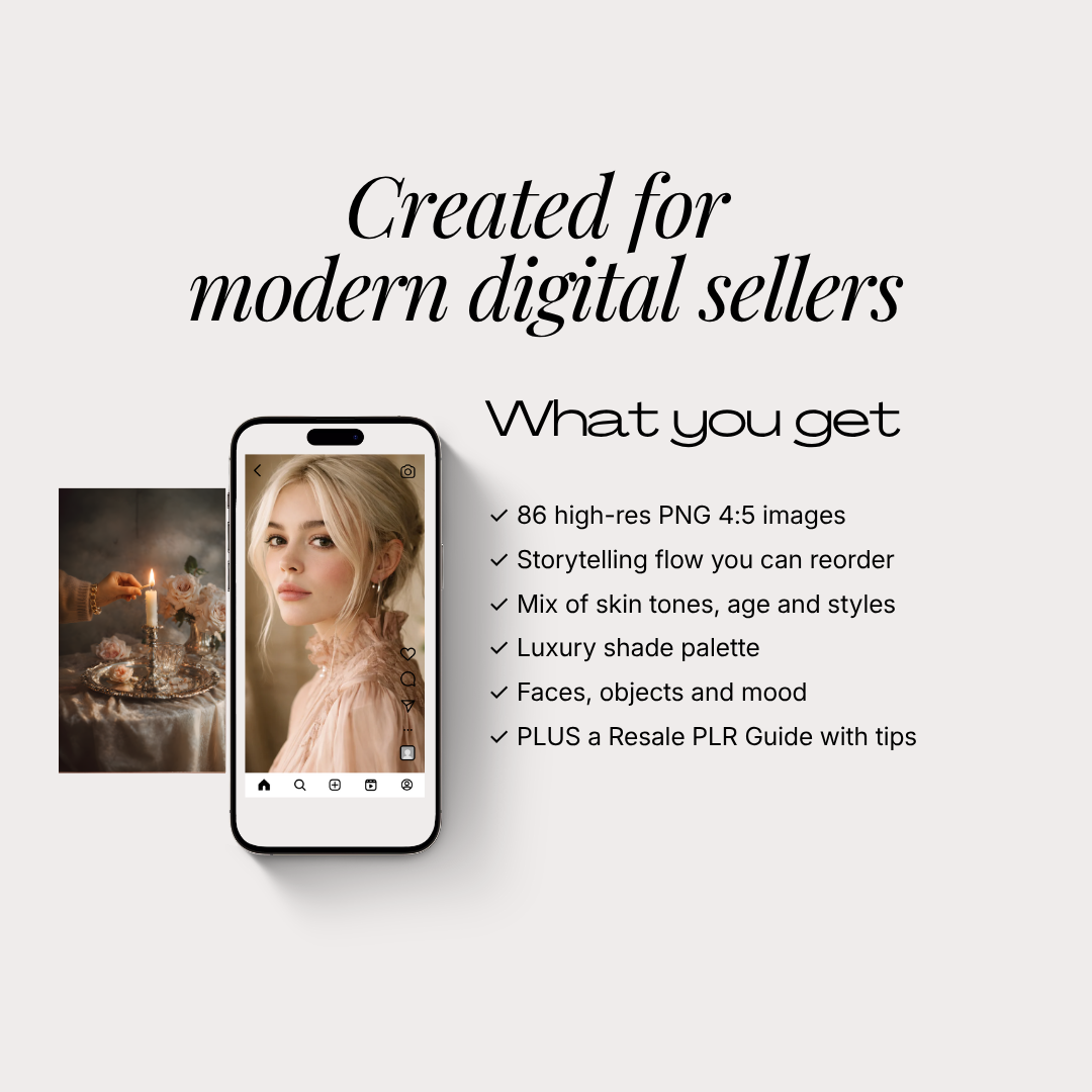 Old Money Romantic Feminine Image Pack
