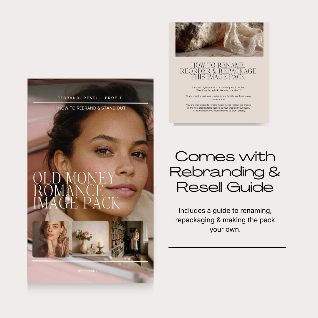 Old Money Romantic Feminine Image Pack