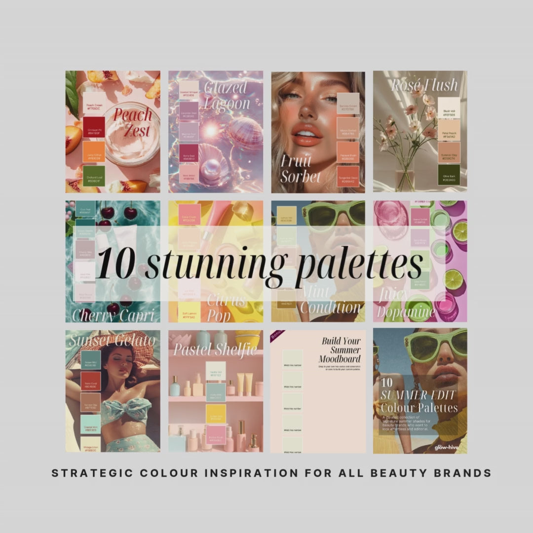 The Summer Edit: 10 Colour Palettes for Beauty Brands