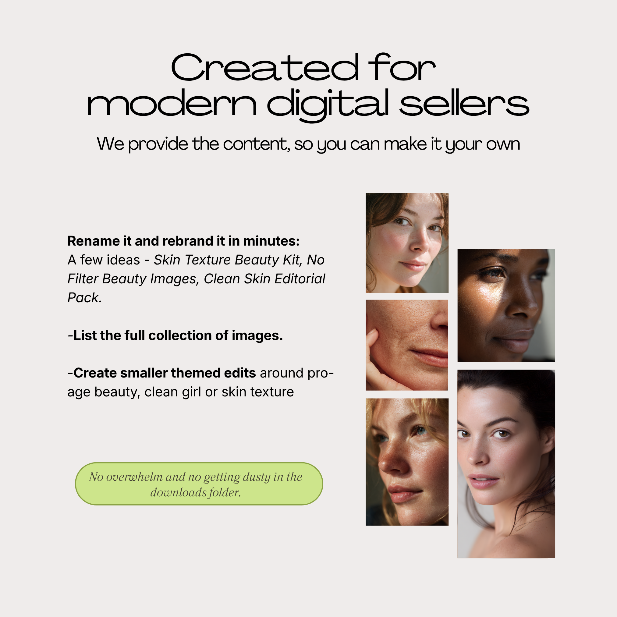 Real Skin - Editorial Beauty Image Pack