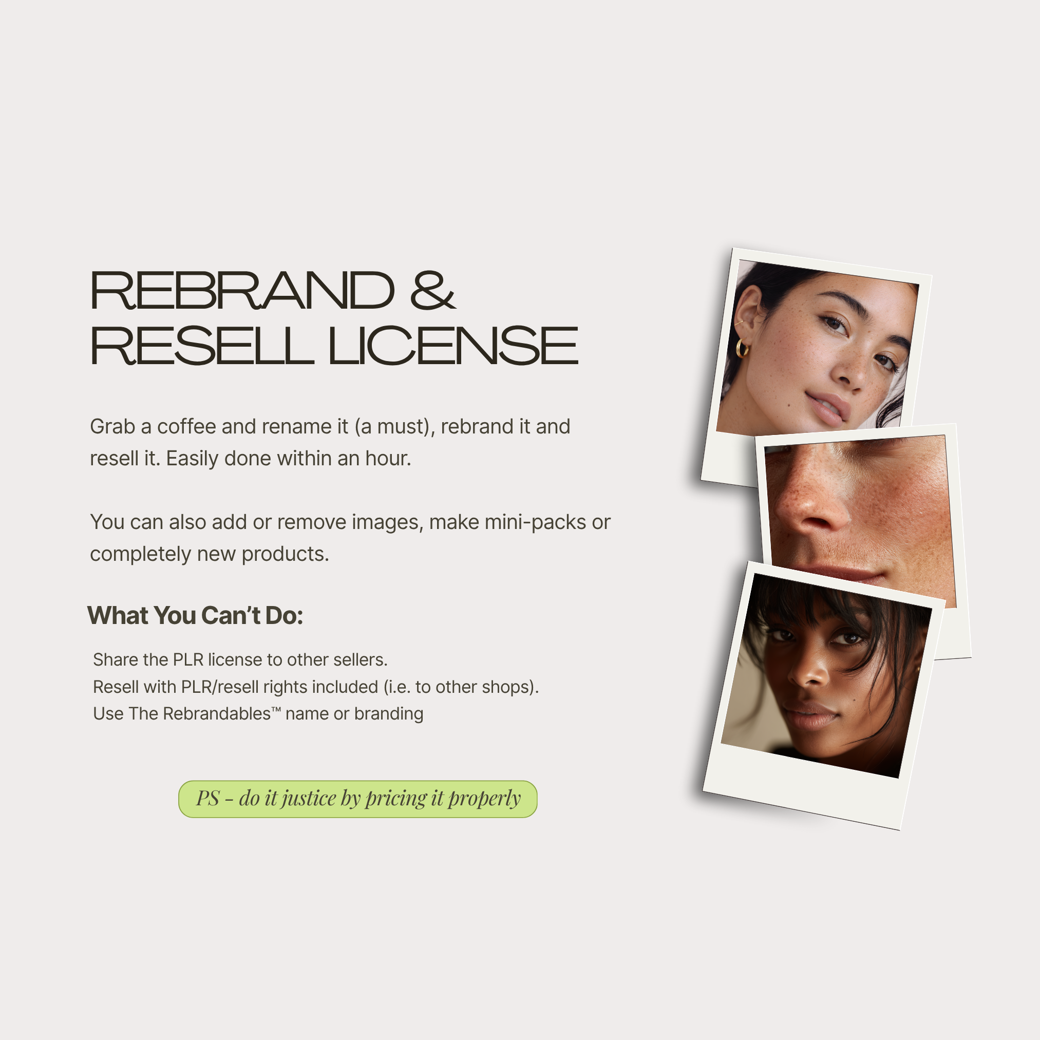 Real Skin - Editorial Beauty Image Pack