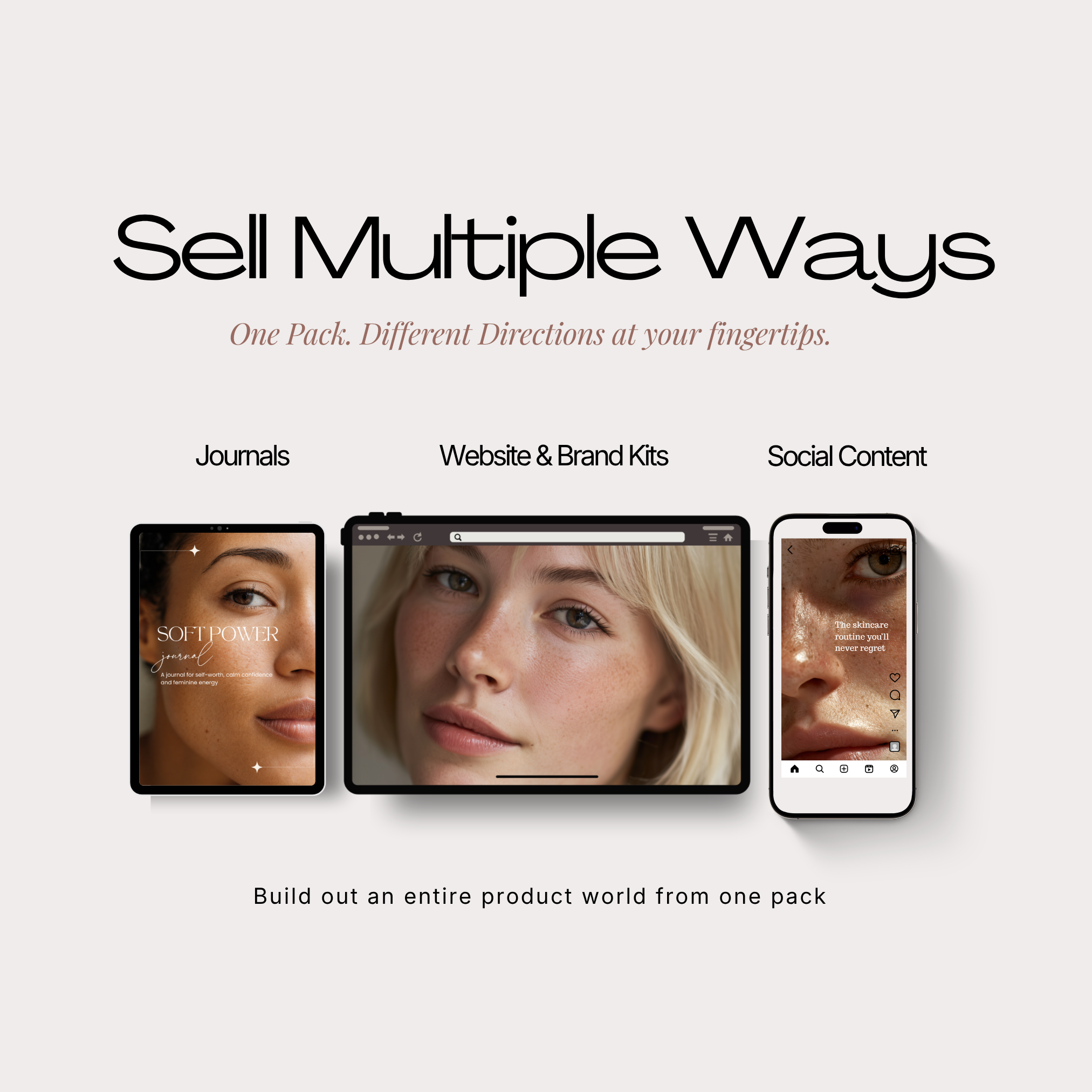 Real Skin - Editorial Beauty Image Pack