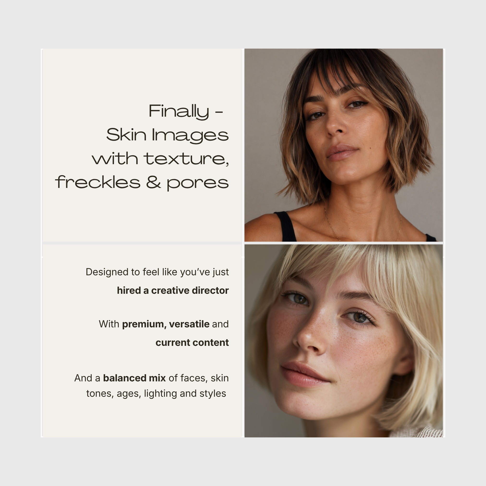 Real Skin - Editorial Beauty Image Pack